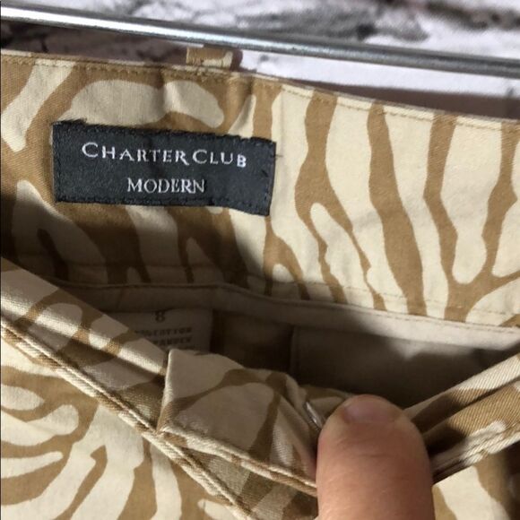 🦋Charter Club modern zebra print pants - Picture 4 of 5